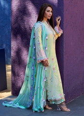 Farah Talib Aziz - Suay Luxury Lawn Embroidered'24 - Vaia Yellow - 12-