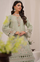 Zurr Khoobsorat'25 by AB Textile Embroidered Chiffon Suit Ready To wear 3 Piece - Formal Collection