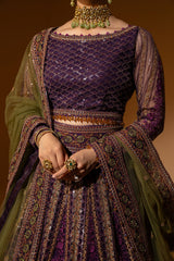 Hem-Stitch Luxury Unstitched Wedding Collection – Rani-05