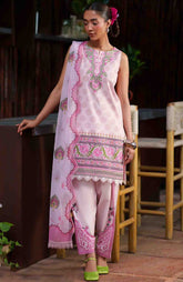 Laanem by Saira Rizwan Unstitched Lawn Embroidered 3 Piece Suit - SRLMPRT-5B- Azura-B Summer Collection
