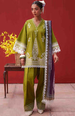 Laanem by Saira Rizwan Unstitched Lawn Embroidered 3 Piece Suit - SRLMPRT-7A- Neraya-A Summer Collection