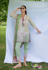 Sobia Nazir Embroidered Lawn Suit Unstitched 3 Piece SN26PL 2A – Summer Collection-