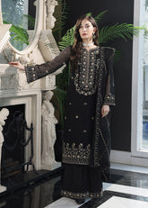 Merakish By Shahzeb Textiles Embroidered Khaddi Suits Unstitched 3 Piece ST22MK MR-C-V1-D9 – Mignight Black