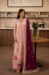 Brewed by Ayzel Unstitched Embroidered Paper Cotton 3 Piece Suit AAF26UBL Caramelia ZWU-0141-3PO – Festive Collection