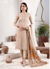 Zarif Embroidered Lawn Unstitched Suit 3 Piece ZF25E ZL 08 Divah – Eid Collection