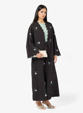 Floral Embroidered Abaya