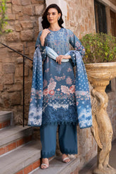 Afrozeh Embroidered Lawn Suit Unstitched 3 Piece AF25DH D-01 Seraphina A – Summer Collection