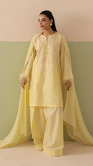 Butter Emb Farshi Shalwar 3pc