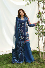 A-Lawn by Afrozeh Unstitched Embroidered Lawn 3 Piece Suit AF26UAL Avaia FWU-0062-3PO – Eid Collection