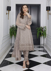 Merakish By Shahzeb Textiles Embroidered Khaddi Suits Unstitched 3 Piece ST22MK MR-C-V1-D9 – Lava Gray