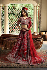 Shehnai By Afrozeh Embroidered Organza Suits Unstitched 3 Piece AF25SA D-03 Sheen – Wedding Collection