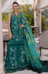 Flow Luxury by Crimson Unstitched Lawn Embroidered 3 Piece Suits -CRMFLXL-3B - Beauty In Bloom - Summer Collection