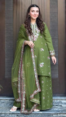 Hajra Emb Farshi Shalwar 3pc