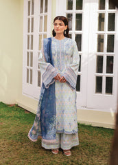Florette by Afrozeh Unstitched Embroidered Lawn 3 Piece Suit AF26UFL D-01 SOVA – Festive Collection