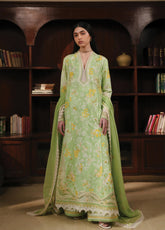 Florette by Afrozeh Unstitched Embroidered Lawn 3 Piece Suit AF26UFL D-04 CIEL – Festive Collection