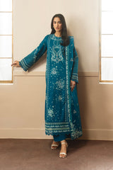 Whisper by Ayzel Unstitched Embroidered Lawn 3 Piece Suit AAF26ULW Olive ZWU-0140-3PO – Eid Collection