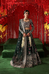 Shehnai By Afrozeh Embroidered Organza Suits Unstitched 3 Piece AF25SA D-01 Shonglam – Wedding Collection