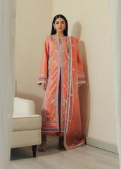 Daybreak by Afrozeh Unstitched Printkari Embroidered Lawn 3 Piece Suit AF26UDB D-5 SKYHUSH – Summer Collection