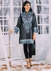 Al-Zohab Denim Embroidered Exclusive Shirts – D-03