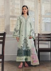 Daybreak by Afrozeh Unstitched Printkari Embroidered Lawn 3 Piece Suit AF26UDB D-6 DEWLIT – Summer Collection