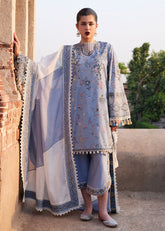Nirmal by Hussain Rehar Embroidered Lawn Suits Unstitched 3 Piece HRR25NL Fira – Summer Collection