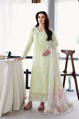 Azure Unstitched Embroidered Luxury Lawn 3 Piece Suit AZ26UAL 80 Garden Muse – Eid Collection