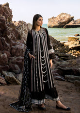 Crimson by Saira Shakira Embroidered Lawn Suits Unstitched 3 Piece CR2LS – Marori Dreams – Onyx