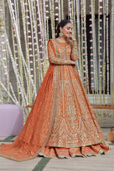 Gulmina Wedding Embroidered Chiffon Suits Unstitched 3 Piece GLM25EU D-06 – Formals Collection