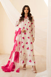 Iznik Embroidered Lawn Suits Unstitched 3 Piece IZ26FE UE-443 – Summer Collectio