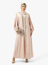 Embellished Abaya With Sheila