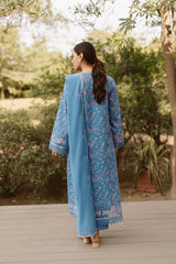 Ayzel by Afrozeh Embroidered Lawn Suits Unstitched 3 Piece D-10 Brielle – Core Collection
