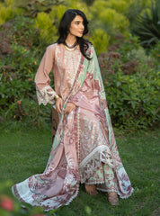 Zainab Chottani Unstitched Embroidered Lawn 3 Piece Suit ZC26ULE Esme 02 – Eid Collection