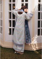 Florette by Afrozeh Unstitched Embroidered Lawn 3 Piece Suit AF26UFL D-01 SOVA – Festive Collection