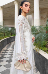 Luxury Lawn Eid II By Maria B Unstitched Lawn Embroidered 3 Piece Suit - MBEDIILXL-1- Summer Collection