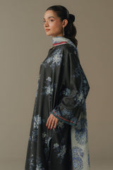 Coco by Zara Shahjahan Prints Unstitched Linen Suits 3 Piece CZS25PW Hushed Ember D-6B – Winter Collection