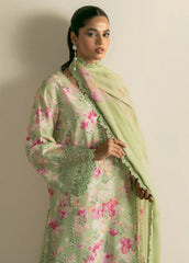 Zephyr by Ayzel Unstitched Lawn Embroidered 3 Piece Suit AAF26UZ D-5 Nisa – Summer Collection