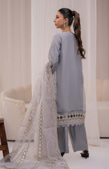 Zurr Khoobsorat'25 by AB Textile Embroidered Chiffon Suit Ready To wear 3 Piece - Formal Collection
