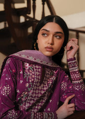 Florette by Afrozeh Unstitched Embroidered Lawn 3 Piece Suit AF26UFL D-09 LILACE – Festive Collection