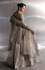 Seraphine by Zarposh Unstitched Chiffon Embroidered 3 Piece Suit- ZRPSHN-05-NOVELLE- Formal Collection