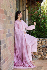Baroque – Farasha Sorine Embroidered Lawn Unstitched 3Pc Suit BFL26- Cotton Blush