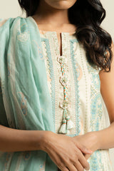 Alkaram Luxury Prints 3pc Un-stitched Summer Collection’26 – EC47-26-BLUE