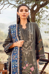 Maria B Embroidered Suits 3 Piece Unstitched Embroidered Suit | MPT-2401-A