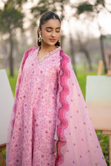 Baroque – Xenia Formals Unstitched Embroidered Lawn 3 Piece Suit XF26ULN 1224 – ELMIYA – Summer Collection