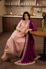 Brewed by Ayzel Unstitched Embroidered Paper Cotton 3 Piece Suit AAF26UBL Caramelia ZWU-0141-3PO – Festive Collection