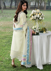 Tales of Petals by Sardinia Unstitched Embroidered Luxury Lawn 3 Pcs Suit SRD26UTP D-3 Daisy Dream – Festive