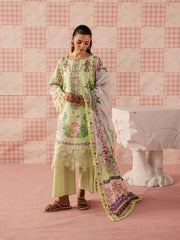Afsana by Mahnur Embroidered Lawn Suit Unstitched 3 Piece AFS26IB AL-01 – Summer Collection