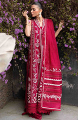Flow Luxury by Crimson Unstitched Lawn Embroidered 3 Piece Suits -CRMFLXL-5 - Handmade Tale - Summer Collection