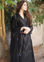 Merakish Luxury Chiffon Embroidered’23 – ST23-MK7 Siyah