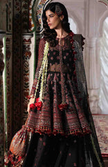 Festive by Hussain Rehar Unstitched Korean Raw Silk Embroidered 3 Piece Suit - HRFSTF2- Siyara - Festive Collection
