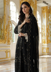 Merakish Luxury Chiffon Embroidered’23 – ST23-V9-MK Royal Black